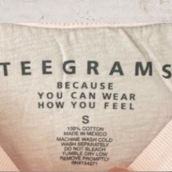 Recycled Karma x Teegrams NEW "All You Need Is Love" T-Shirt - Size Small - Picture 4 of 4